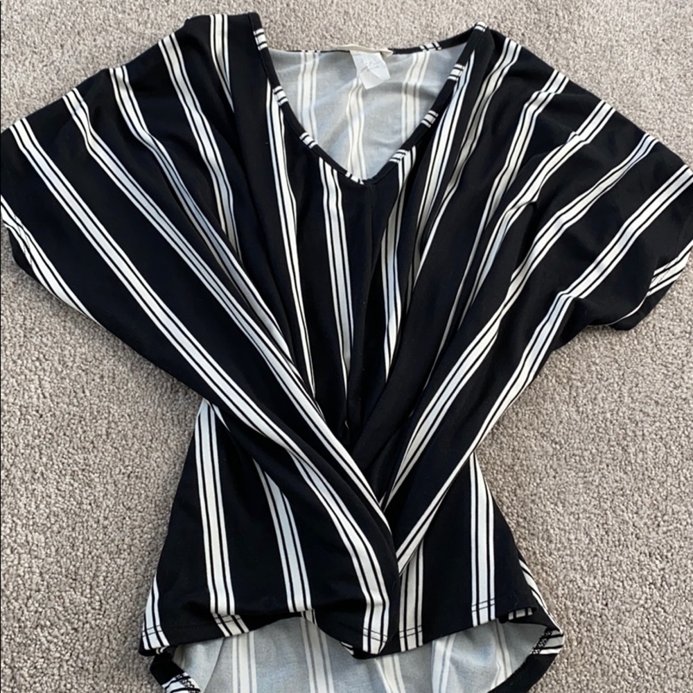💛Lavender Field stripe top